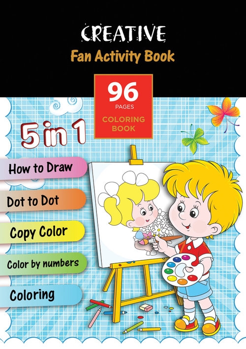 Książeczka do kolorowania FUN ACTIVITY BOOK 96 str.