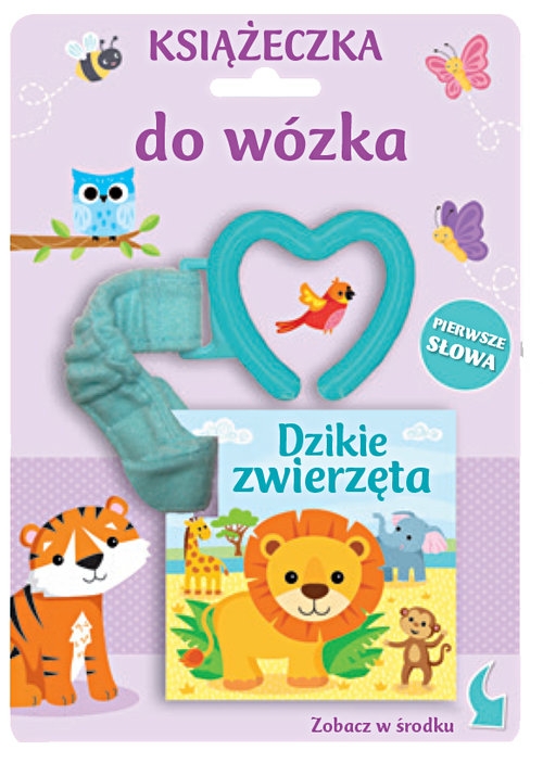 Książeczka do wózka Dzikie zwierzęta