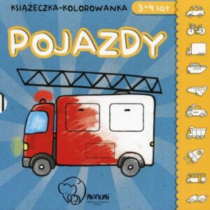 Książeczka kolorowanka Pojazdy