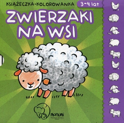 Książeczka kolowanka zwierzaki na wsi