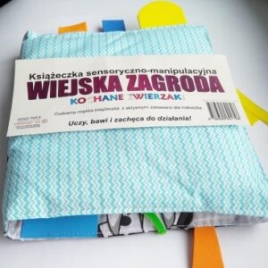 Książeczka sens.-manipulacyjna. Wiejska zagroda