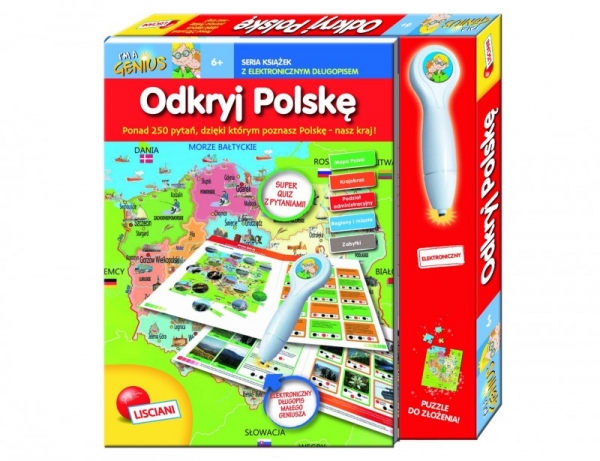 Książeczki Im A Genius - Odkryj Polskę (305-PL78342). od 7 lat