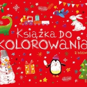 Książka do kolorowania z bałwankiem