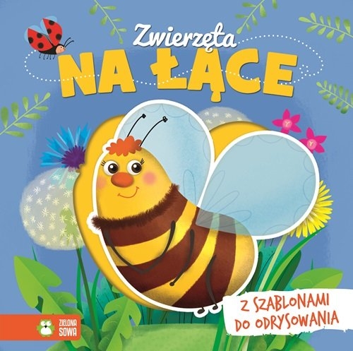 Książka z szablonem Na łące