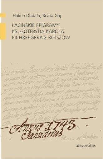 Łacińskie epigramy ks. Gotfryda Karola Eichbergera