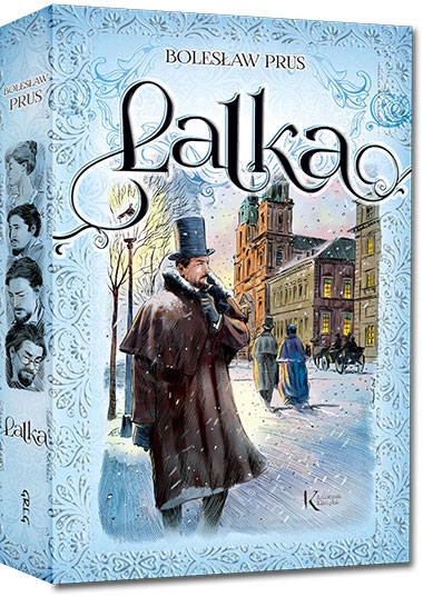Lalka. kolorowe ilustracje, kreda,