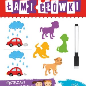 Łamigłówki Książka z mazakiem