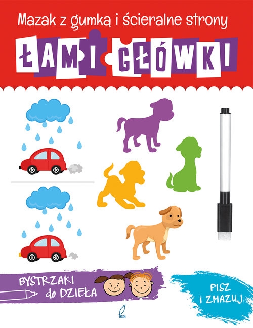 Łamigłówki Książka z mazakiem