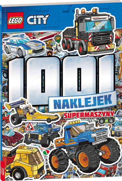 LEGO CITY 1001 naklejek Supermaszyny