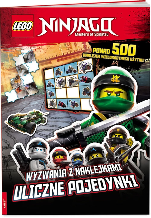 Lego Ninjago Wyzwania z naklejkami Uliczne pojedynki. SAC-701