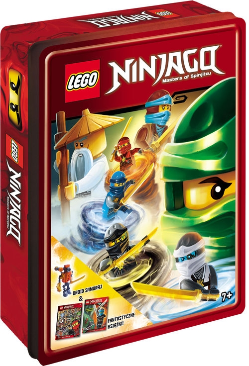 Lego Ninjago Zestaw książek z klockami Lego. Z TIN-701