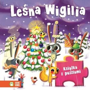 Leśna Wigilia Książka z puzzlami