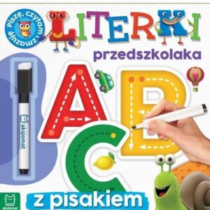 Literki przedszkolaka 5-6 lat, seria z pisakiem Piszę, czytam i zmazuję