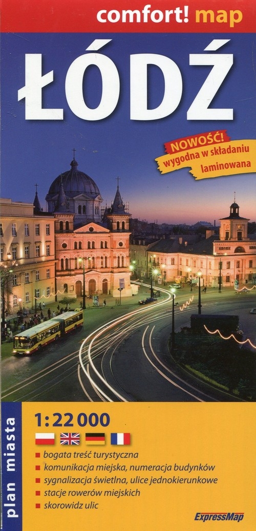 Łódź plan miasta 1:22 000