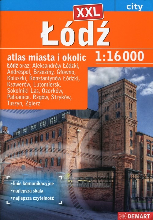Łódź XXL atlas miasta i okolic 1:16 000