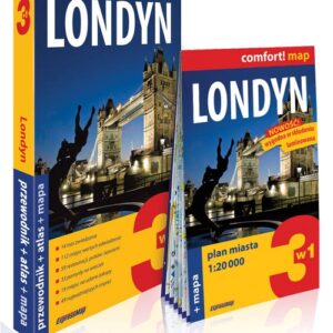 Londyn 3w1 przewodnik + atlas + mapa