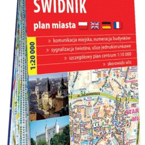 Lublin i Świdnik papierowy plan miasta 1:20 000