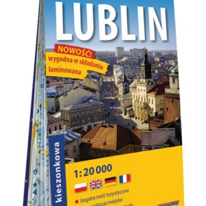 Lublin kieszonkowy laminowany plan miasta 1:20 000