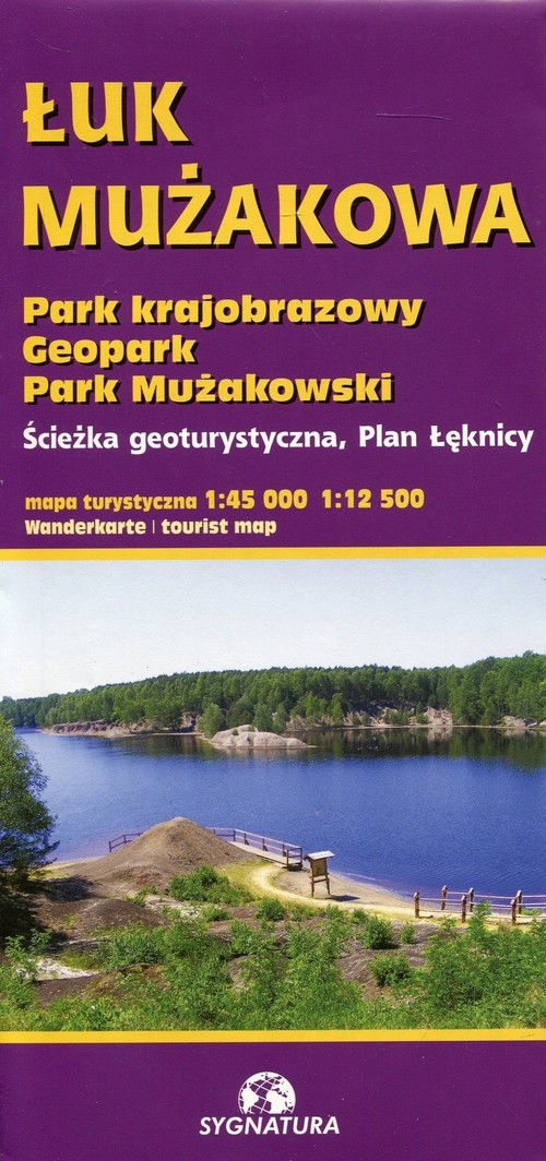 Łuk Mużakowa mapa turystyczna 1:45 000