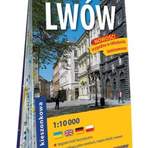 Lwów kieszonkowy laminowany plan miasta 1:10 000