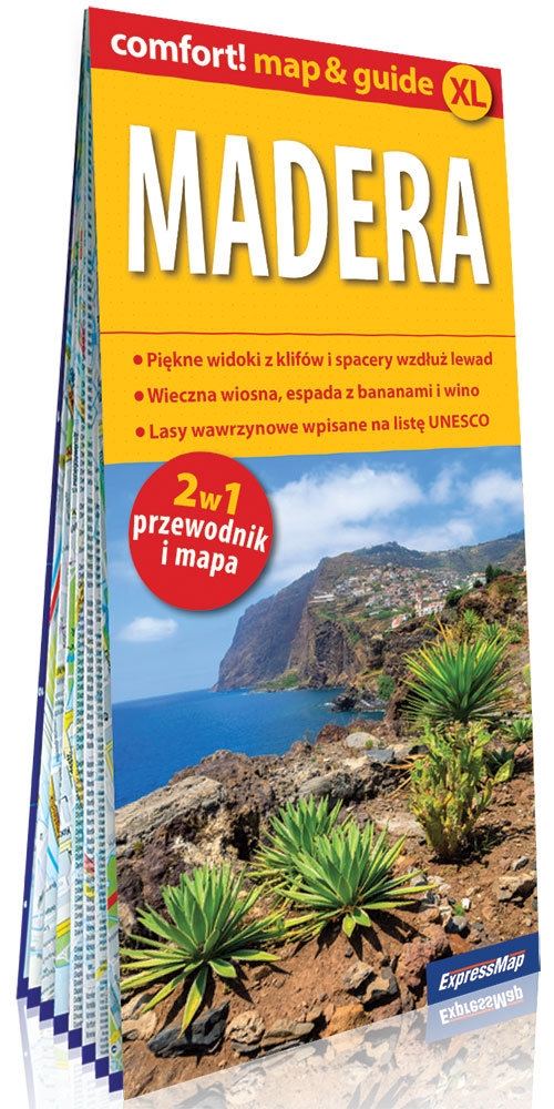 Madera laminowany map&guide XL (2w1: przewodnik i mapa)