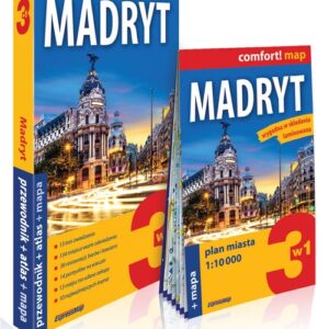 Madryt 3w1 przewodnik + atlas + mapa