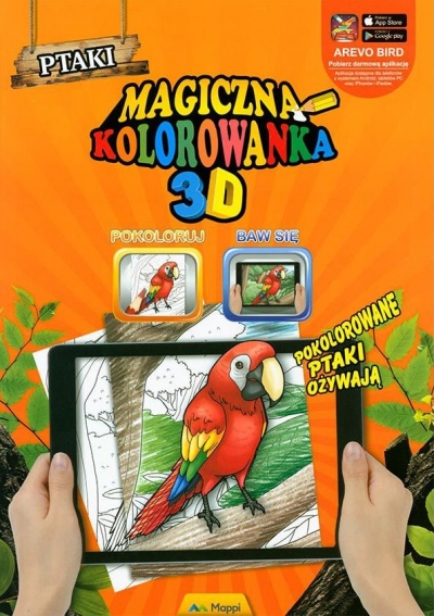 Magiczna kolorowanka 3D Ptaki