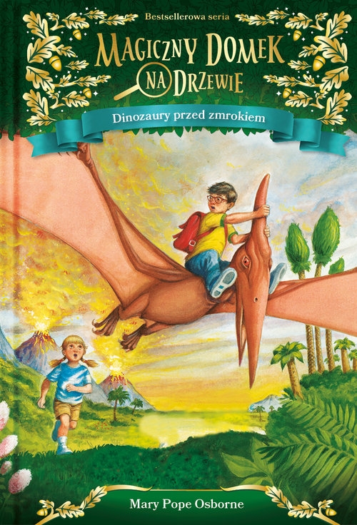Magiczny domek na drzewie Dinozaury przed zmrokiem