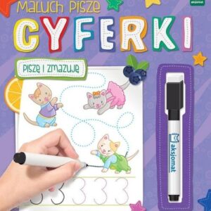 Maluch pisze CYFERKI Piszę i zmazuję