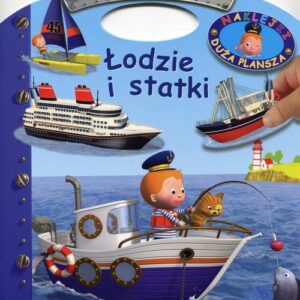 Mały chłopiec Łodzie i statki Naklejki Duża plansza