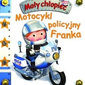 Mały chłopiec. Motocykl policyjny Franka w.2019