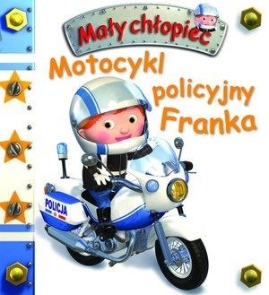 Mały chłopiec. Motocykl policyjny Franka w.2019