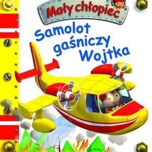 Mały chłopiec. Samolot gaśniczy Wojtka w.2019