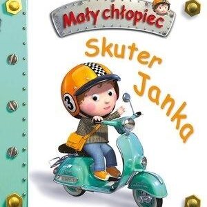 Mały chłopiec. Skuter Janka w.2019