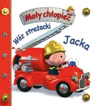 Mały chłopiec. Wóz strażacki Jacka w.2019