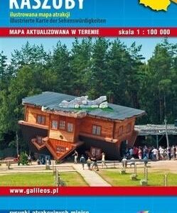 Mapa atrakcji tur. - Kaszuby w.niemiecka 1:100 000