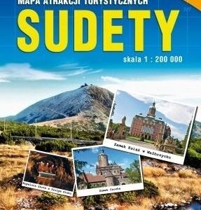 Mapa atrakcji turystycznych - Sudety 1:200 000