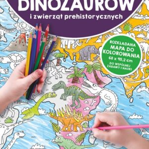 Mapa Dinozaury i zwierzęta prehistoryczne