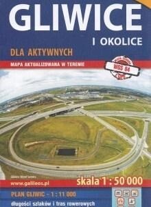 Mapa dla aktywnych - Gliwice i okolice 1:50 000
