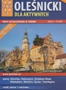Mapa dla aktywnych - Powiat Oleśnicki 1:55 000