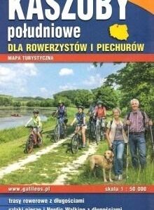 Mapa dla rowerzystów i piechurów - Kaszuby poł.