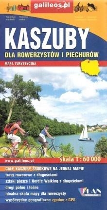 Mapa dla rowerzystów i piechurów - Kaszuby