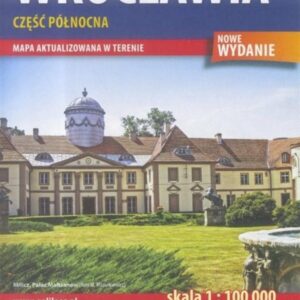 Mapa - Okolice Wrocławia cz. północna 1:100 000