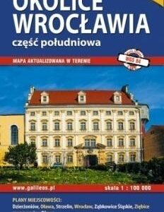 Mapa - Okolice Wrocławia cz. południowa 1:100 000
