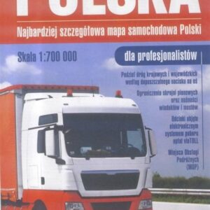 Mapa samochodowa 1:700 000 Polska dla profes.