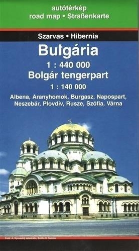 Mapa samochodowa - Bułgaria 1:440 000