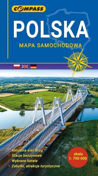 Mapa samochodowa - Polska 1: 700 0000