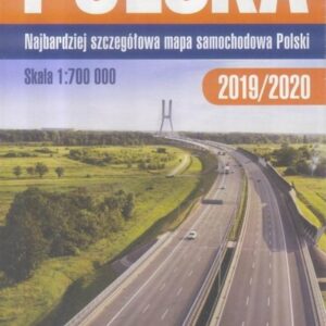 Mapa samochodowy 1:700 000 Polska BR KOMPAS