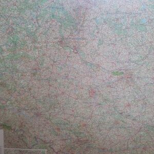 MAPA ŚCIENNA POLSKI 1:650000
