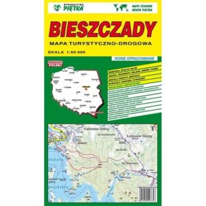 MAPA SKŁADANA BIESZCZAD 1:60 000